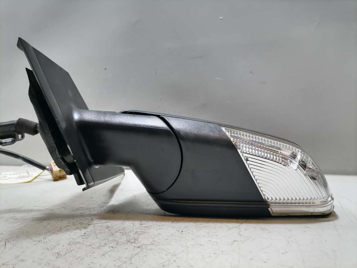 VW Polo 9N3 original Au&szlig;enspiegel links elektrisch verstellbar beheizt LC7V Anthrazitblau Bj.2006